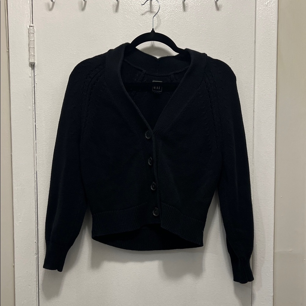 GAP 100% Cotton Cardigan Black